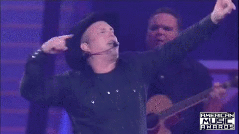 Cowboy Hat Man Flipping Off AMAs GIF