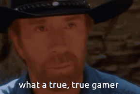 Cowboy Hat Man Saying What a True True Gamer