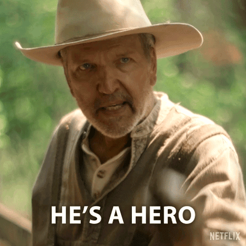 Cowboy Hat Man Says He's a Hero Netflix Ad