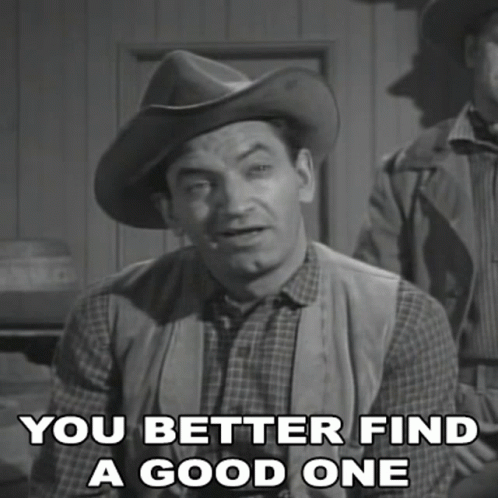 Cowboy Hat Saying You Better Find Good One