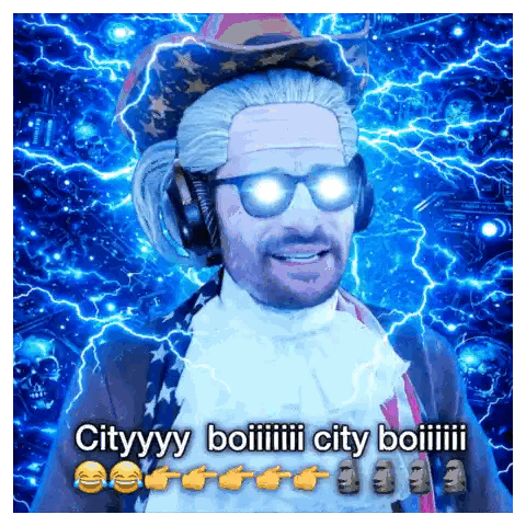 Cowboy Man Saying City