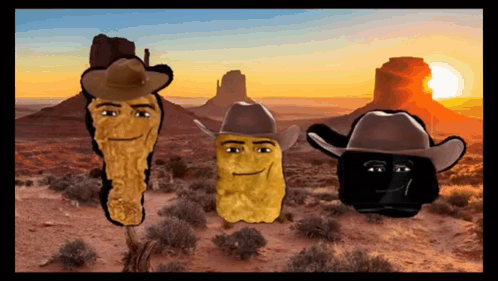 Cowboy Nuggets Dancing Meme GIF