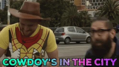 Cowboy's in the City Shirt and Another Man