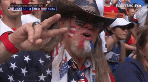Cowboy Usmnt Fan Cheering GIF