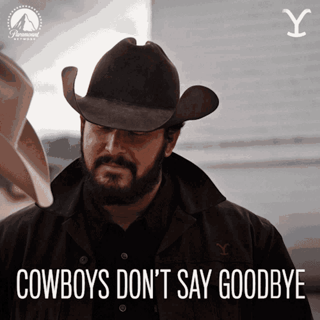 Cowboys Don't Say Goodbye GIF