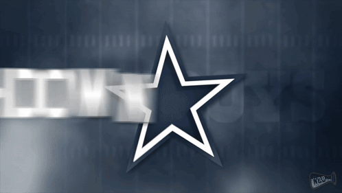 Cowboys Logo With White Star on Dark Background
