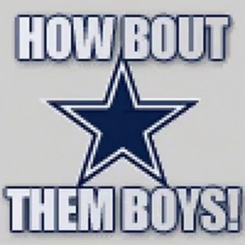 Cowboys Star Saying How Bout Them Boys GIF