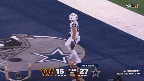 Cowboys Vs Redskins NFL Game On Fox GIF