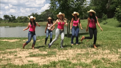 Cowgirl Dancing Alan Jackson GIF