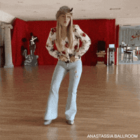 Cowgirl Feet Dance GIF