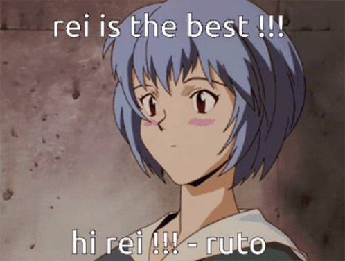 Coy Rei Ayanami Is The Best Meme GIF