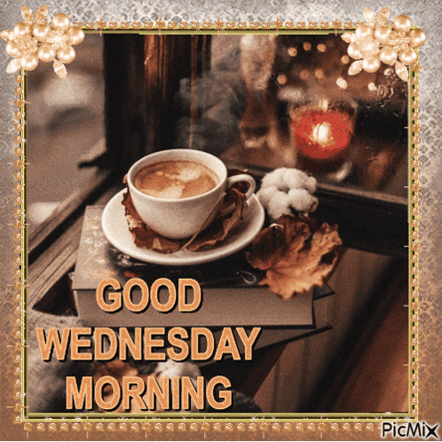 Cozy Coffee Mugs On Cute Wednesday GIF