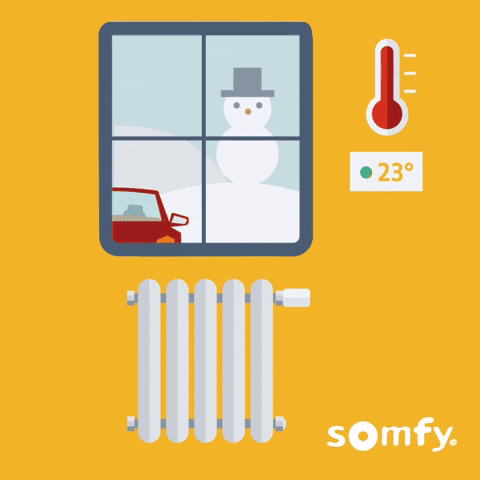 Cozy Winter Snow Day GIF