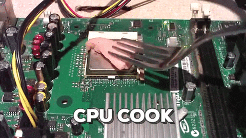 Cpu Cook Meat GIF