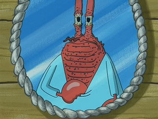 Crab In Blue Shirt GIF