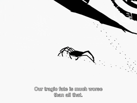 Black And White Crab Rave GIF