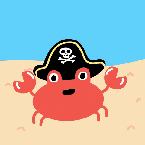 Aye Aye Crab Rave Illustration GIF