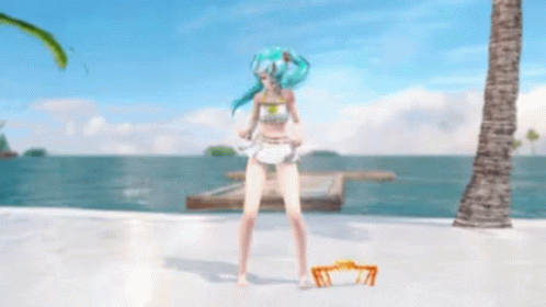 Girl And Crab Rave Dance GIF