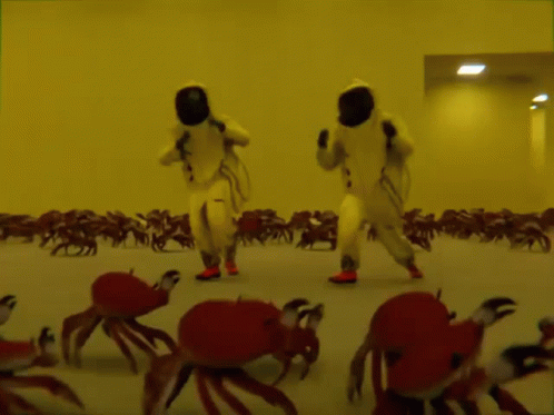 Crab Rave Backrooms GIF