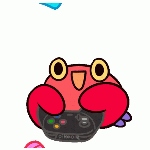 Crabby Crab Playing Games With Siri GIF