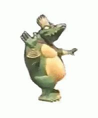 Crackhead King K. Rool Energetic Dance GIF