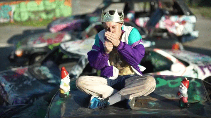 Crackhead Man Intense Reaction GIF