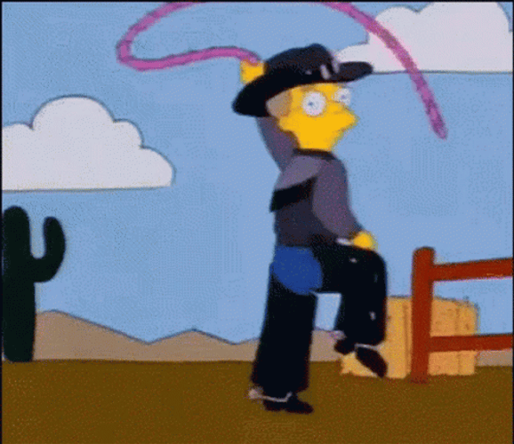 Cracking The Whip The Simpsons GIF