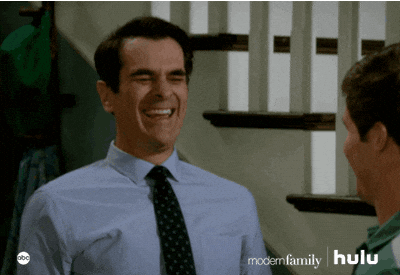 Cracking Up Modern Family Phil Dunphy GIF