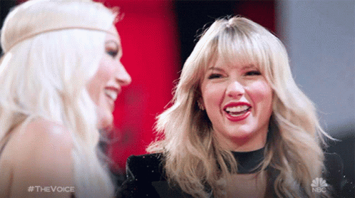 Cracking Up Taylor Swift Gwen Stefani GIF