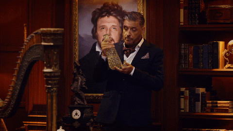 Craig Fergusson Investigates The Hustler GIF