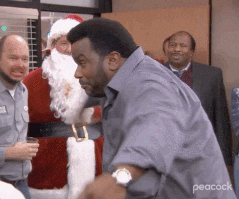 Craig Robinson Destroyed The Table Work Party GIF