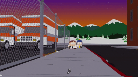 Craig Tucker Clyde Donovan Walking On Street GIF