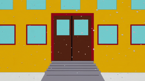 Craig Tucker Friends Classmates Running For Snow GIF