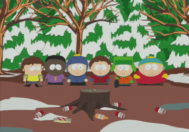 Craig Tucker Friends Cut Off Tree GIF
