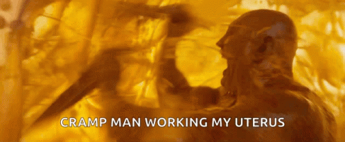 Cramp Man Working My Uterus