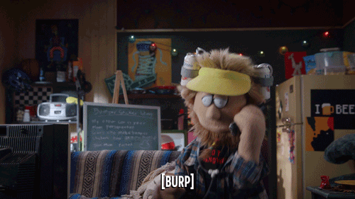 Crank Yankers Burp While On Phone GIF