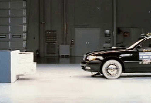 Slow Motion Car Crash GIF