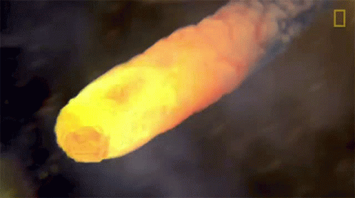 Disastrous Meteorite Crash And Burn GIF
