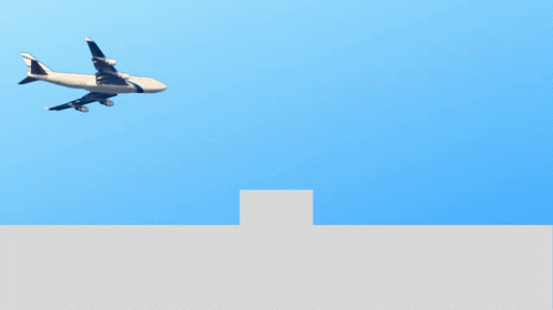 Slow Plane Fall Crash And Burn GIF