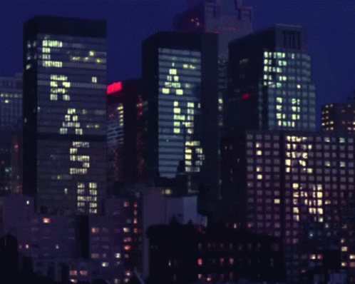 Light Trick Building Crash And Burn GIF