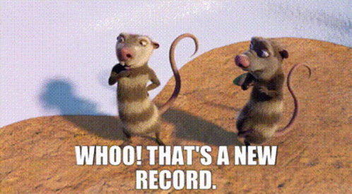 Crash And Eddie Thats A Broken Record GIF
