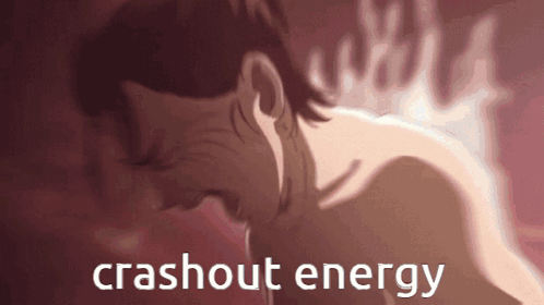 Crashout Energy Cartoon Drawing