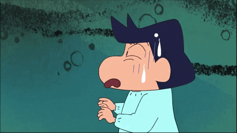 Crayon Shin Chan Confused Georgie GIF