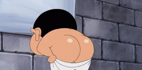 Crayon Shin Chan Prepping Time GIF