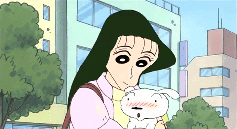 Crayon Shin Chan Shiro Dog GIF