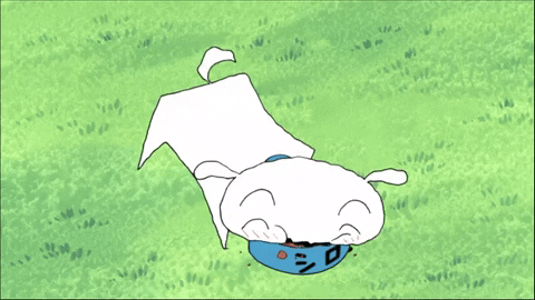 Crayon Shin Chan Shiro Lavish Eating GIF