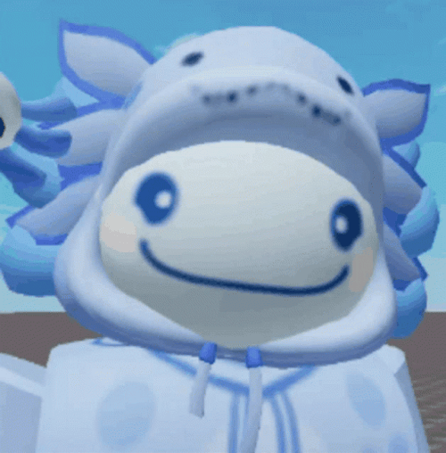 Crazy Axolotl Nodding GIF