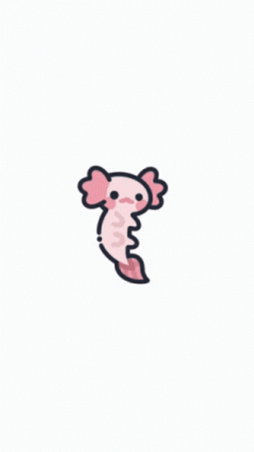 Crazy Axolotl Wiggling GIF