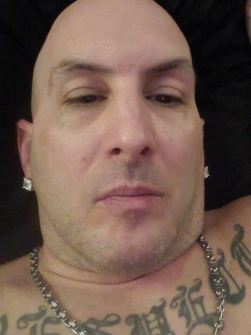 Crazy Bald Person GIF