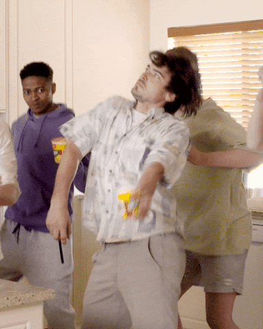 Crazy Boys Awkward Dance GIF